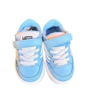 NWOT Vans Toddler Kids Sneakers - Light Blue and White. Toddler Size 5